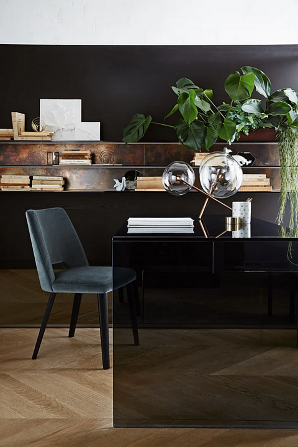 Wandmontiertes Regal aus Glas und Holz Gallotti&Radice Elle Plus 10 Fabrik Gallotti & Radice aus Italien. Foto №6