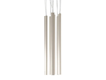 LED Pendelleuchte aus gegerbtem Leder Blatt GIORGETTI