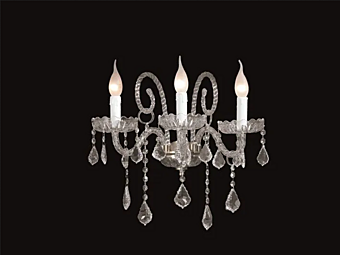 Wandleuchte mit Swarovski-Kristallen Euroluce Lampadari Epoca A3