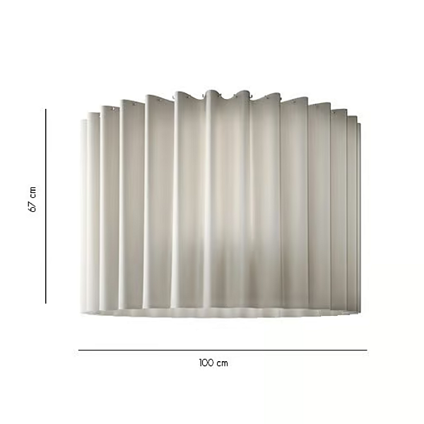 Deckenleuchte aus Trevira CS mit Rock AXOLIGHT Fabrik Axolight aus Italien. Foto №6