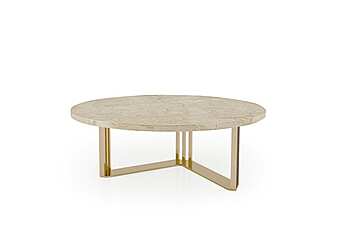 Runder Couchtisch aus Marmor für das Wohnzimmer Bizzotto Italia Symphony Infinity