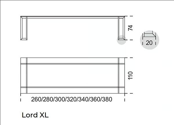 Rechteckiger Tisch aus Kristall für Besprechungen Lord XL Gallotti Radice Fabrik Gallotti & Radice aus Italien. Foto №3