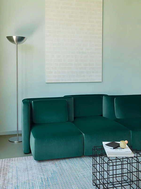 Modularer Stoffsofa Gala Saba Fabrik SABA aus Italien. Foto №13