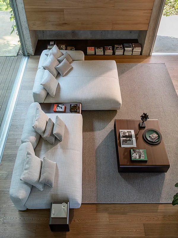 Ecksofa mit abnehmbarem Bezug Flou Fiocco Fabrik Flou aus Italien. Foto №6