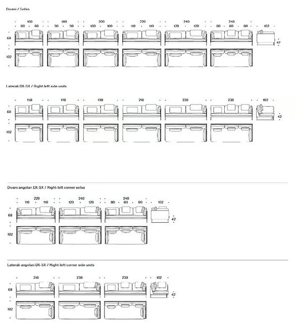 Ecksofa aus Stoff Livingston Saba Fabrik SABA aus Italien. Foto №10