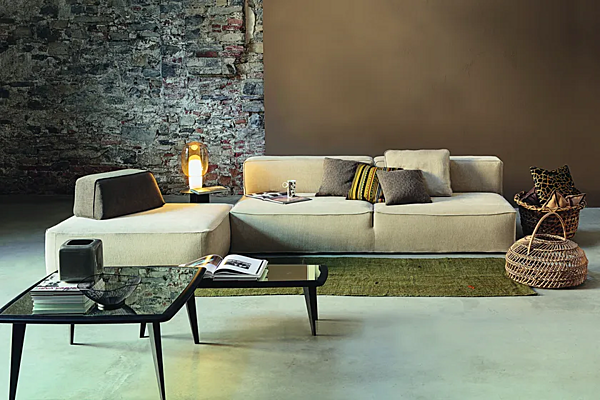 Ecksofa aus Stoff oder Leder VIBIEFFE 275 Glam Fabrik VIBIEFFE aus Italien. Foto №19