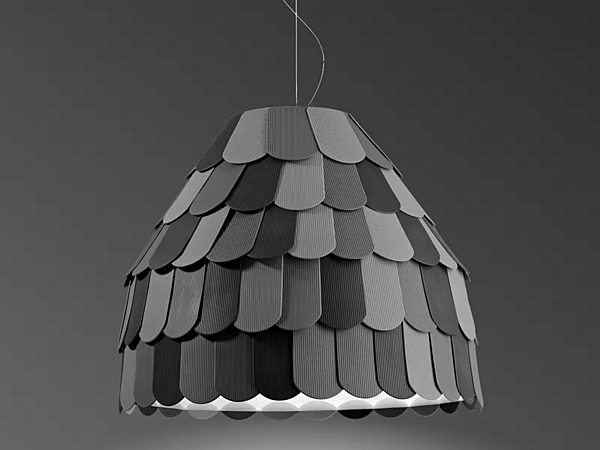Pendelleuchte aus Kunststoff Roofer Fabbian Fabrik Fabbian aus Italien. Foto №2