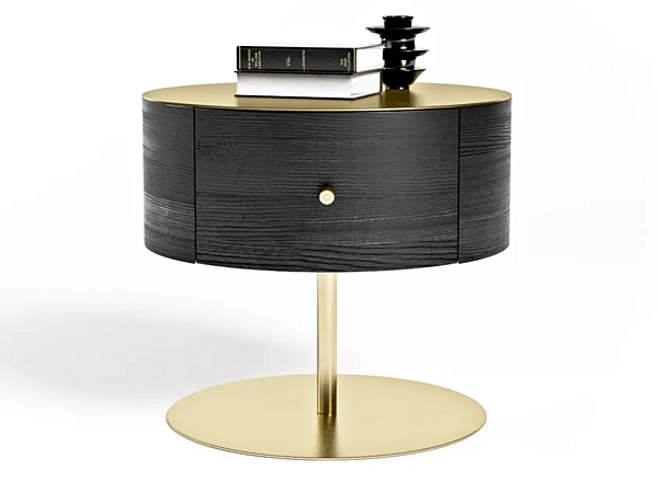 Runder Nachttisch aus Esche FORMITALIA Overseas Fabrik FORMITALIA aus Italien. Foto №3