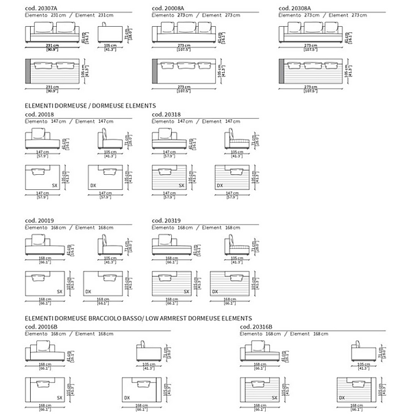 Modularer Ledersofa Eddie Frigerio Fabrik Frigerio aus Italien. Foto №16