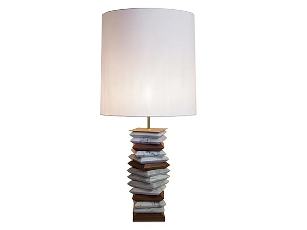 Marmortischlampe Apache BRABBU Fabrik BRABBU aus Italien. Foto №1