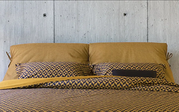 Doppelbett mit abnehmbarem Bezug Nathalie Flou Fabrik Flou aus Italien. Foto №9