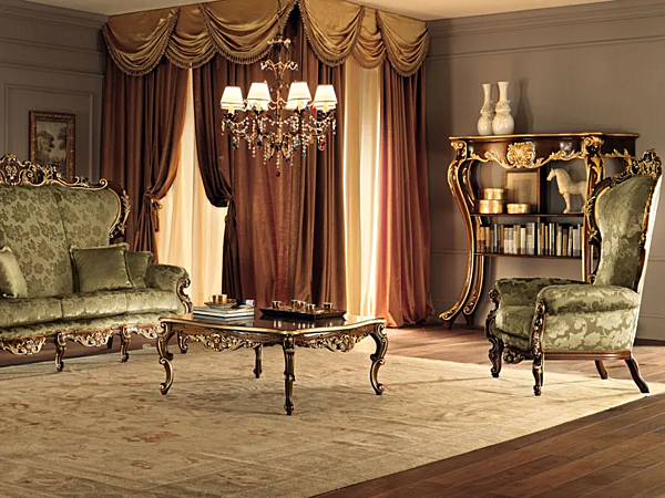 Bücherregal aus massivem Holz Modenese Luxury Interiors 11604 Fabrik MODENESE GASTONE aus Italien. Foto №3