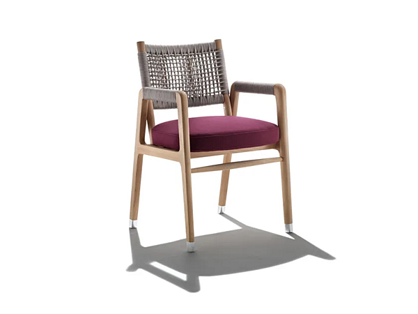 Holzstuhl mit Armlehnen Ortigia Outdoor FLEXFORM Fabrik FLEXFORM aus Italien. Foto №1