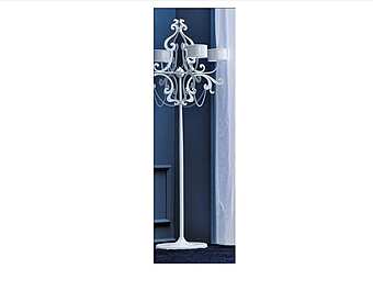 Stehlampe aus Metall mit Stoffschirm CORTEZARI ERIKA ROLL 1475-R