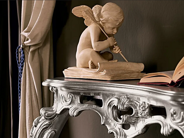 Konsole aus Silberblatt Modenese Luxury Interiors 11609 Fabrik MODENESE GASTONE aus Italien. Foto №3