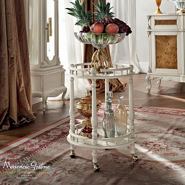 Küchenwagen aus massivem Holz Modenese Luxury Interiors MODENESE GASTONE 12661 Fabrik MODENESE GASTONE aus Italien. Foto №2