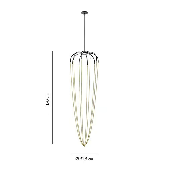 LED Pendelleuchte aus Aluminium AXOLIGHT Alysoid SPALYS34, SPALYS43, SPALY51P, SPALY5G Fabrik Axolight aus Italien. Foto №20