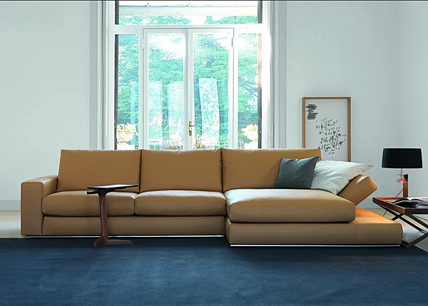 Ecksofa aus Stoff oder Leder 810 Fly VIBIEFFE Fabrik VIBIEFFE aus Italien. Foto №5