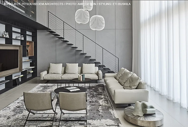 Drei-Sitzer Ledersofa mit abnehmbarem Bezug FLEXFORM Soft Dream Large Fabrik FLEXFORM aus Italien. Foto №3