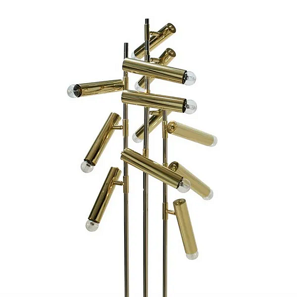 Stehlampe aus Messing Cypres BRABBU Fabrik BRABBU aus Italien. Foto №3