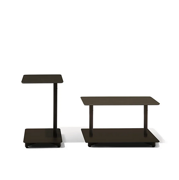 Quadratischer Beistelltisch aus Stahl GIORGETTI APSARA 88105, 88106, 88107 Fabrik GIORGETTI aus Italien. Foto №2