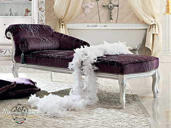 Tagesbett aus Stoff mit gepolsterter Rückenlehne Modenese Luxury Interiors 13428 Tagesbett aus Stoff mit gepolsterter Rückenlehne Modenese Luxury Interiors 13428 Fabrik MODENESE GASTONE aus Italien