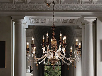 Kristalllüster mit Swarovski-Kristallen Elsa L10 5 Euroluce Lampadari Fabrik EUROLUCE LAMPADARi aus Italien
