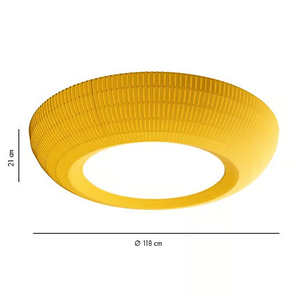 Deckenleuchte aus Stoff Bell AXOLIGHT Fabrik Axolight aus Italien. Foto №9