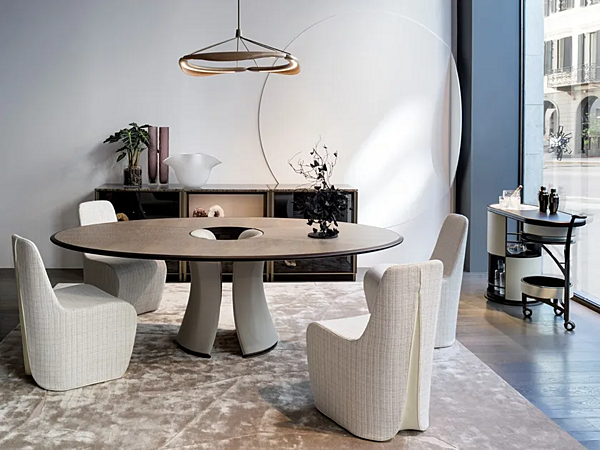 Pendelleuchte aus Walnussholz mit LED GIORGETTI Dunes GA408G Fabrik GIORGETTI aus Italien. Foto №4