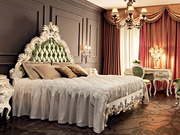 Schreibtisch aus Massivholz mit Schubladen Modenese Luxury Interiors 11303 Fabrik MODENESE GASTONE aus Italien. Foto №3