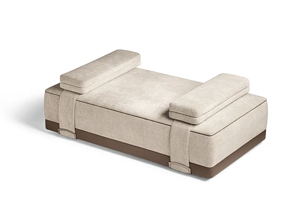 Rechteckiger Stoffpouf Grant Poltrona Frau Fabrik POLTRONA FRAU aus Italien. Foto №3