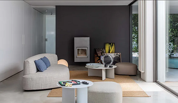 Dreisitzer Sofa aus Stoff Pierre Flou Fabrik Flou aus Italien. Foto №2
