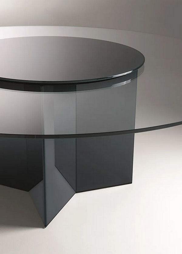 Runder Glastisch mit Lazy Susan Gallotti&Radice YOL Fabrik Gallotti & Radice aus Italien. Foto №4