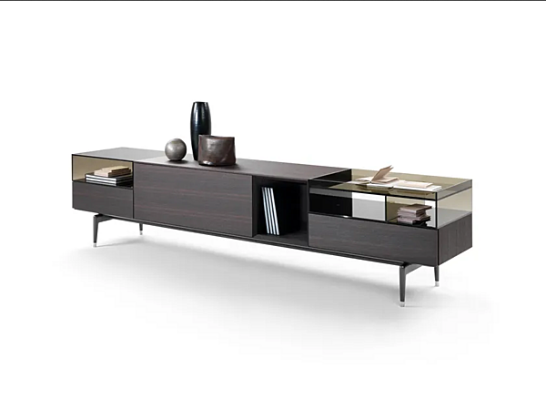 Holz- und Glas-Sideboard mit Klapptüren FLEXFORM JEREMY Fabrik FLEXFORM aus Italien. Foto №3
