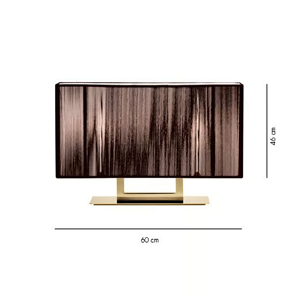 Tischlampe aus Seide handgefertigt AXOLIGHT CLAVIUS Fabrik Axolight aus Italien. Foto №6