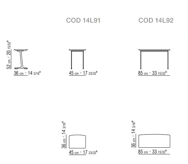 Rechteckiger Beistelltisch aus Cestone FLEXFORM Fabrik FLEXFORM aus Italien. Foto №2