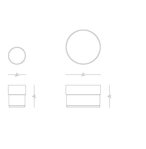 Poof ROSSATO RHC-1 2 Fabrik ROSSATO aus Italien. Foto №7