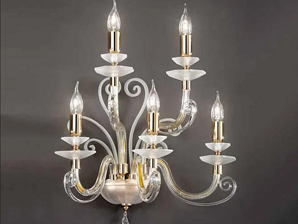 Wandleuchte aus Kristall mit Swarovski-Kristallen Alicante Charm A5 Euroluce Lampadari Fabrik EUROLUCE LAMPADARi aus Italien. Foto №1