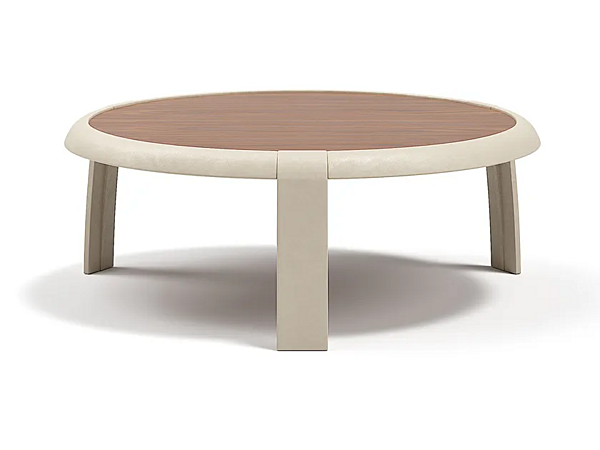 Runder niedriger Couchtisch aus Marmor Capital Collection Omega OME.TB Fabrik Capital Collection aus Italien. Foto №1
