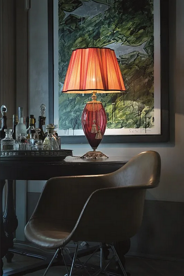 Tischlampe aus Metall Alyssa Euroluce Lampadari Fabrik EUROLUCE LAMPADARi aus Italien. Foto №2