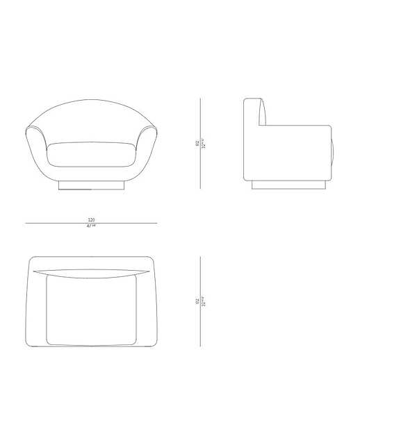 Sessel ROSSATO D01-PL02 Fabrik ROSSATO aus Italien. Foto №6