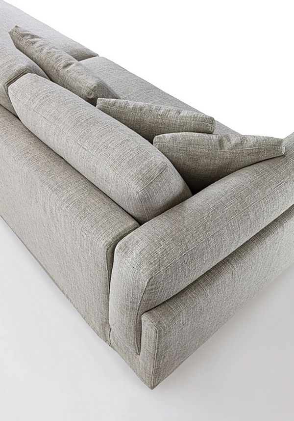 Ecksofa aus Stoff mit abnehmbarem Bezug Davis Frigerio Fabrik Frigerio aus Italien. Foto №10