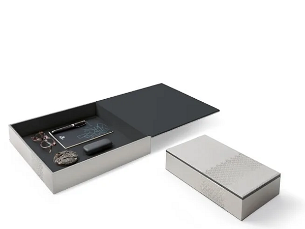 Leder Aufbewahrungsbox GIORGETTI GA467G, GA466G Fabrik GIORGETTI aus Italien. Foto №3