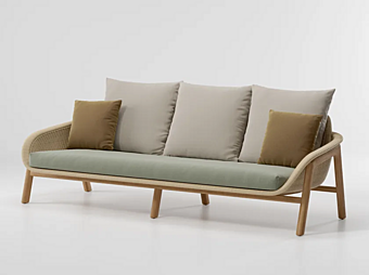 Garten-Sofa aus synthetischen Fasern KETTAL Vimini
