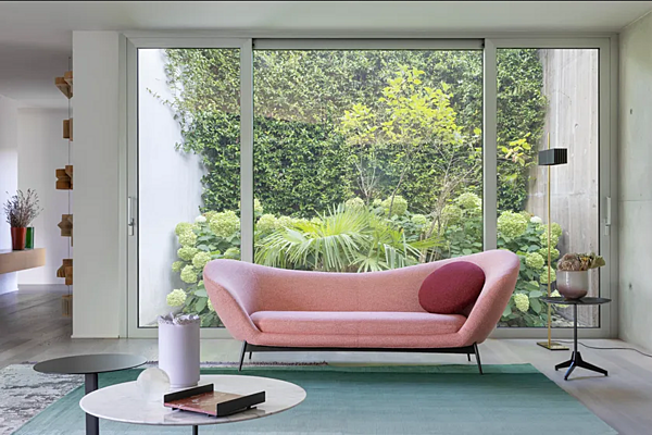 Dreisitzer Stoffsofa Oltremare Saba Fabrik SABA aus Italien. Foto №6