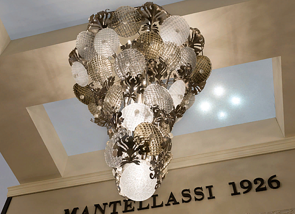 Leuchter MANTELLASSI Foscarina Fabrik MANTELLASSI aus Italien. Foto №1