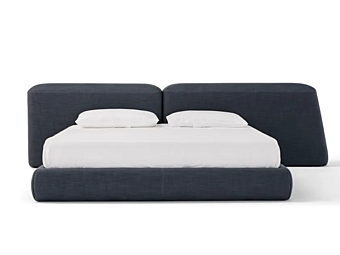 Doppelbett mit gepolsterter Rückenlehne aus Stoff AMURA LAPIS AM073.365 Doppelbett mit gepolsterter Rückenlehne aus Stoff AMURA LAPIS AM073.365 Fabrik AMURA aus Italien