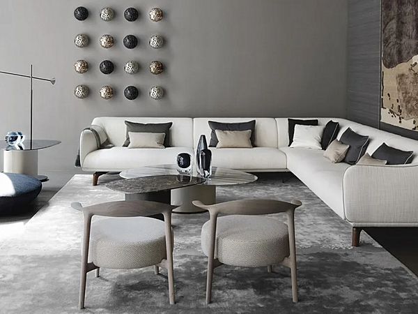 Sessel mit Armlehnen aus Stoff GIORGETTI Ripple 52760, 52761 Fabrik GIORGETTI aus Italien. Foto №4