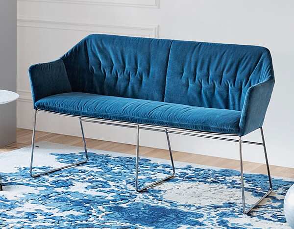 Zweisitzer Gartensofa aus Stoff mit abnehmbarem Bezug Saba New York Outdoor Fabrik SABA aus Italien. Foto №2